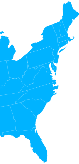 East Coast Of The United States Long Distance Moving Service Area